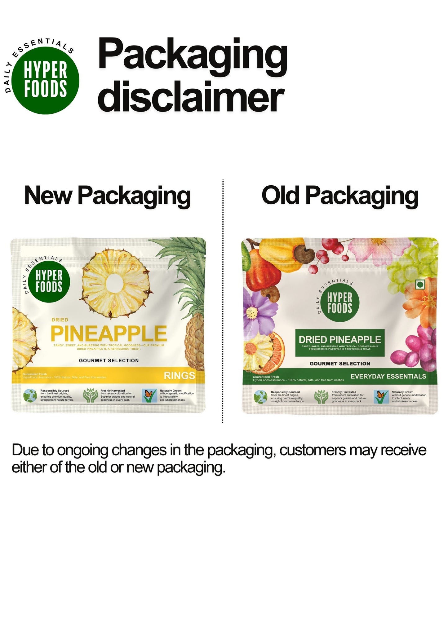 Dried Pineapple Sliced Resealable Pouch 200gm