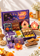 RawFruit New Blossom Dry Fruits, Sweets & Brittle Gift Pack 560gm with Diwali Gifts