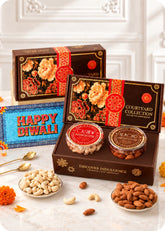 RawFruit Courtyard Collection Dry Fruits Gift Pack 250g with Diwali Greeting Card