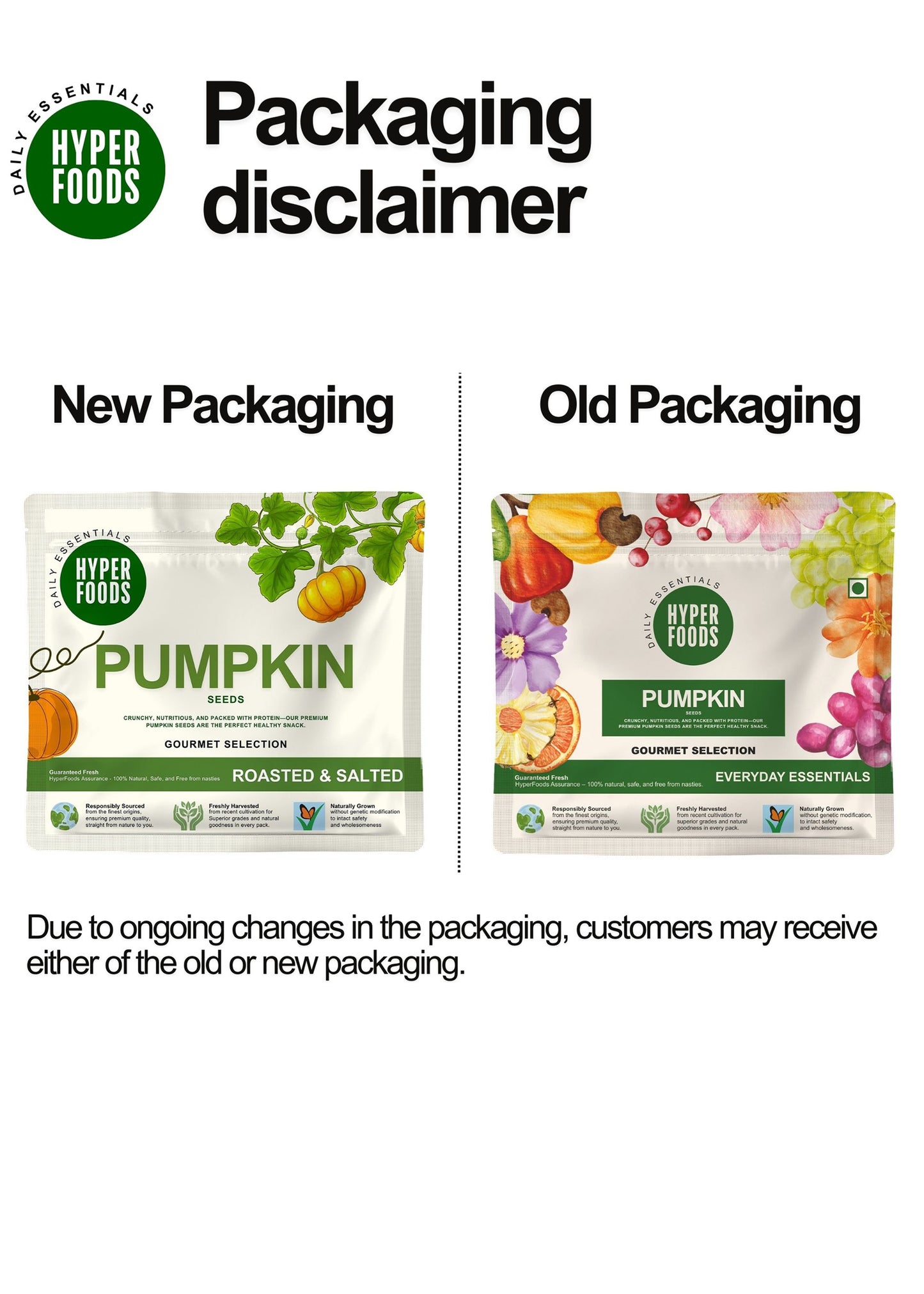 Pumpkin Seeds Resealable Pouch 400gm (200gm x 2 Pack)