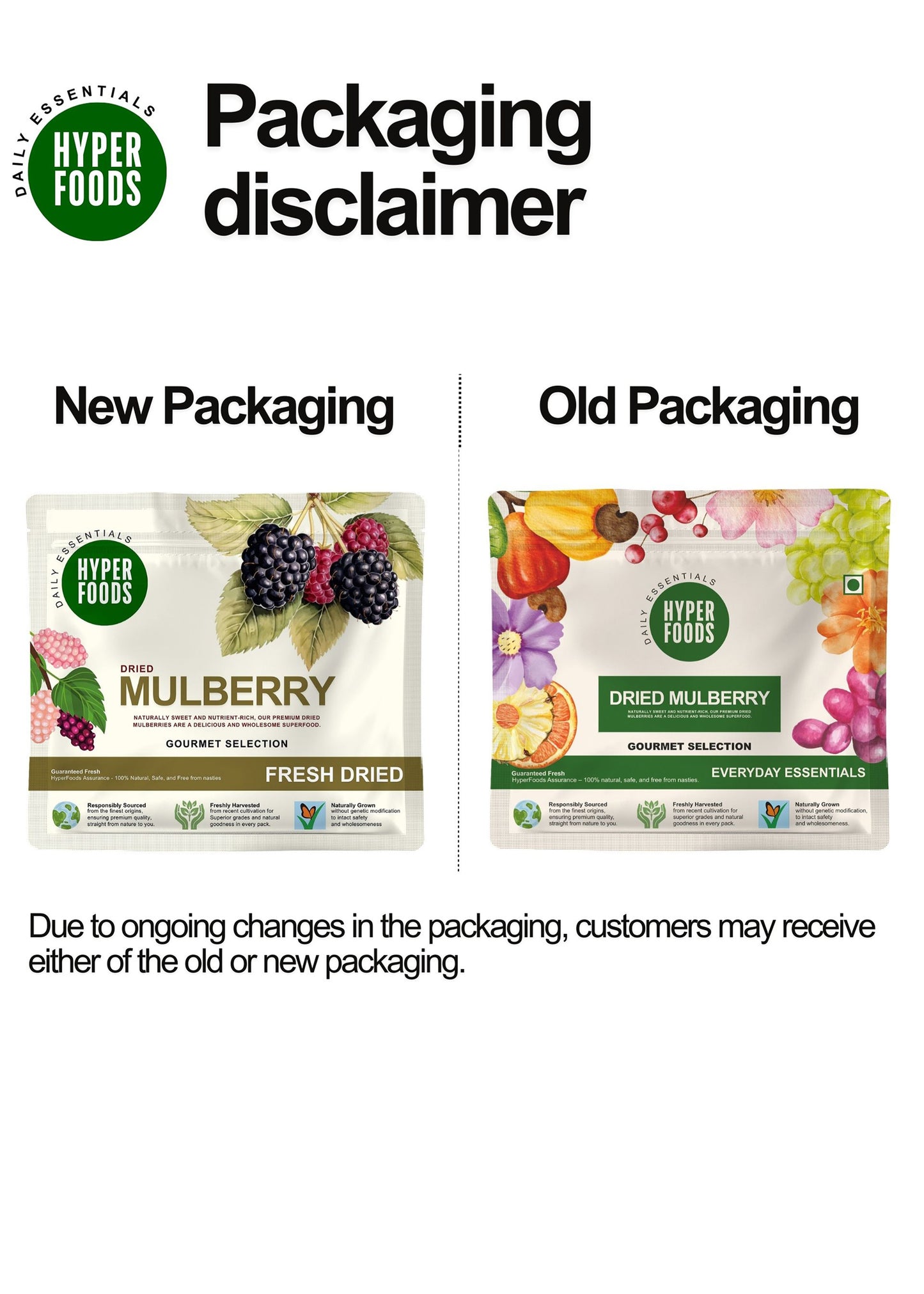Dried MulBerry Resealable Pouch 400gm (200gm x 2 Pack)