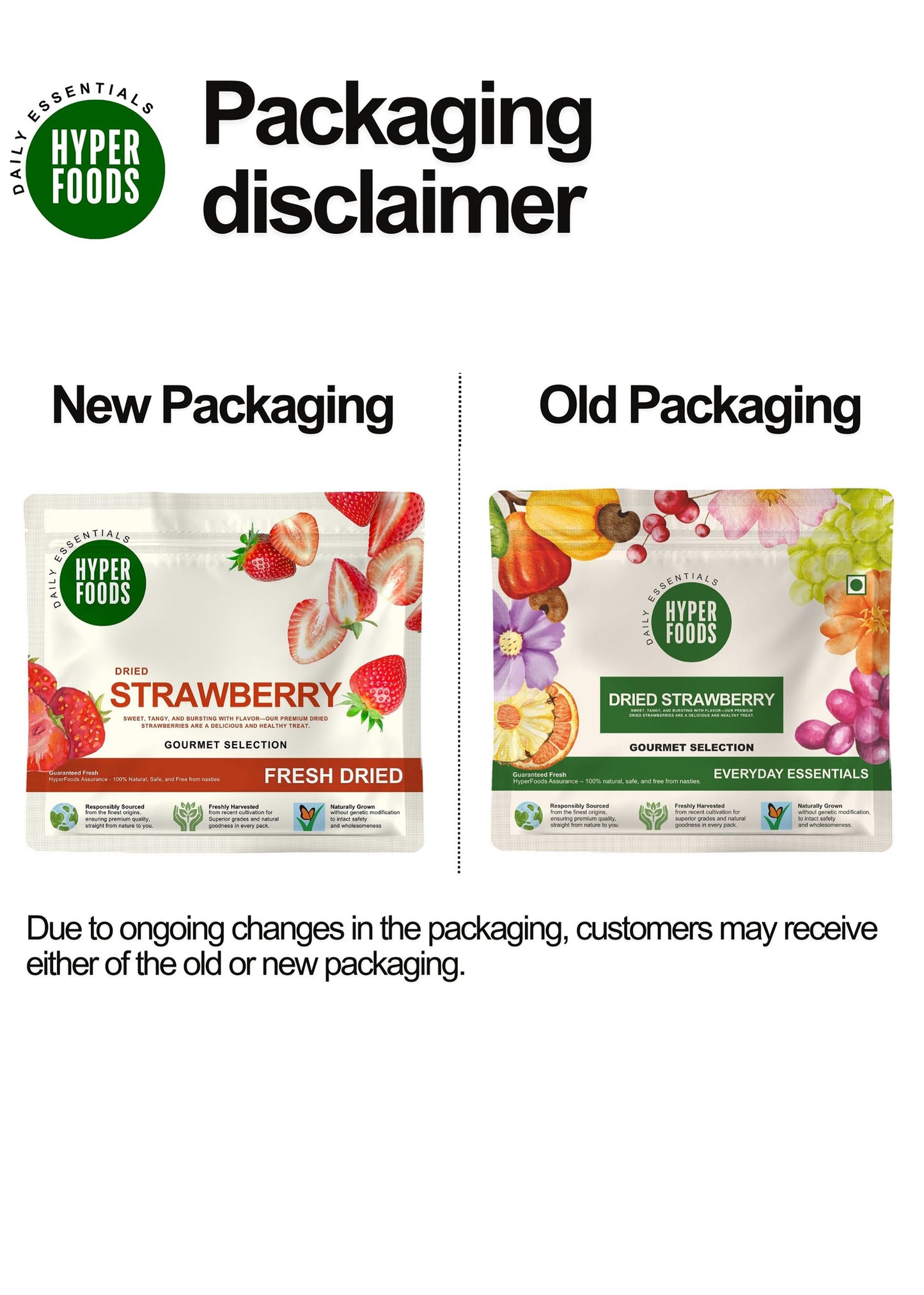 Dried StrawBerry Resealable Pouch 400gm (200gm x 2 Pack)