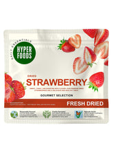 Dried StrawBerry Resealable Pouch 400gm (200gm x 2 Pack)