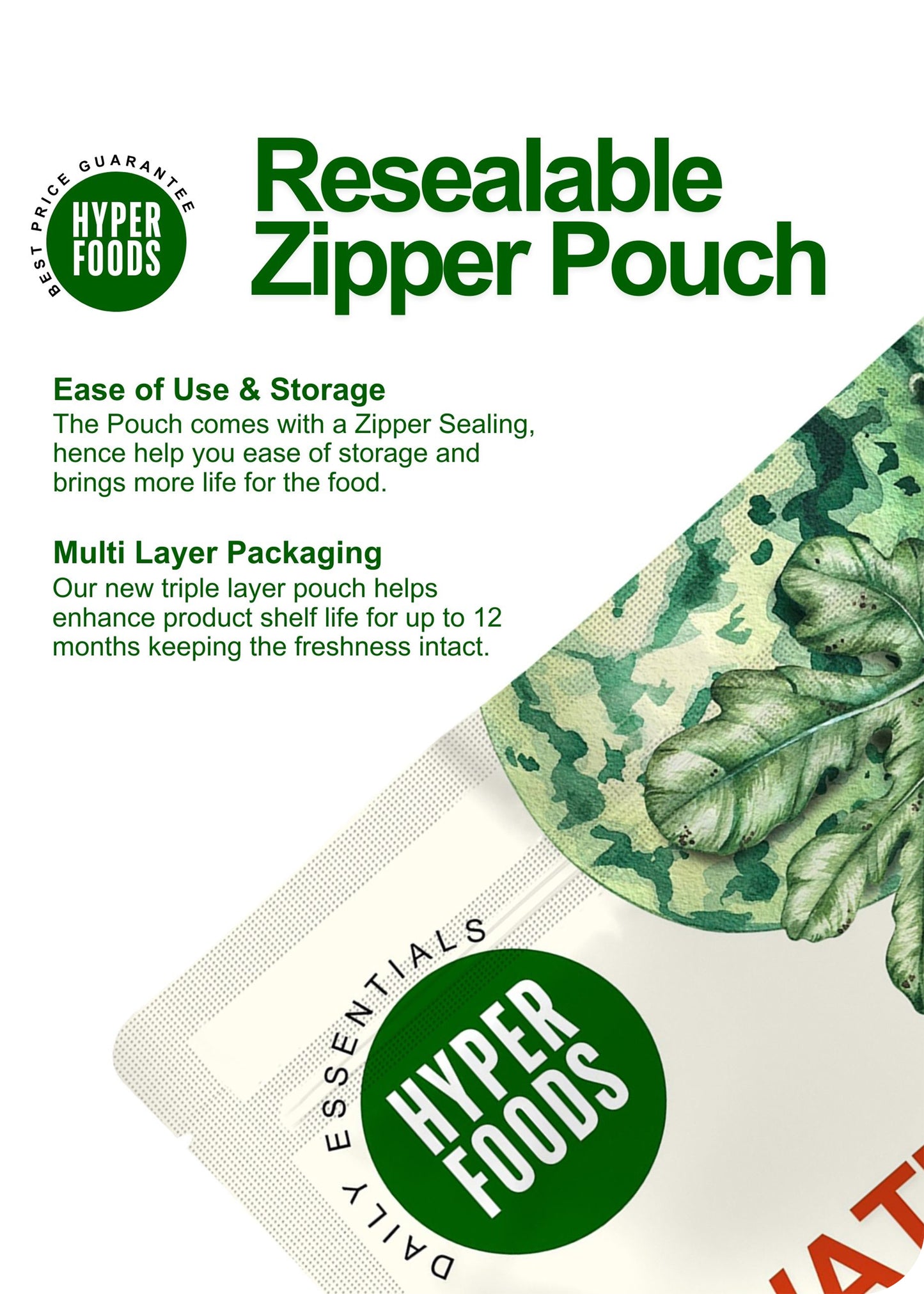 Watermelon Seeds Resealable Pouch 200gm