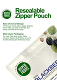 Dried BlackBerry Resealable Pouch 400gm (200gm x 2 Pack)