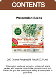 Watermelon Seeds Resealable Pouch 400gm (200gm x 2 Pack)
