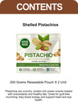 Pistachios Resealable Pouch 400gm (200gm x 2 Each)