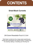 BlackCurrant Resealable Pouch 400gm (200gm x 2 Pack)