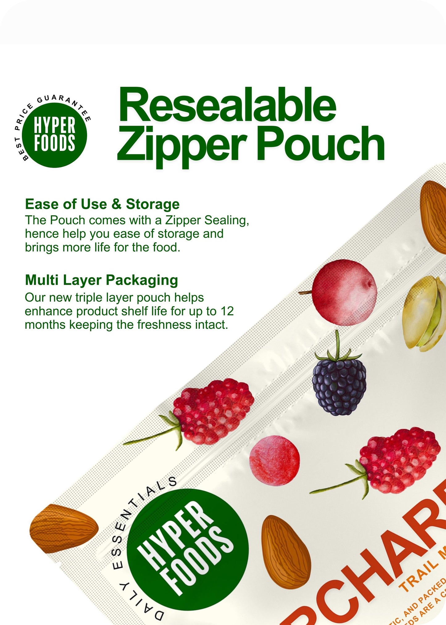 Orchard Mix Trail Mix Resealable Pouch 400 Grams (200gm x 2 Pack)