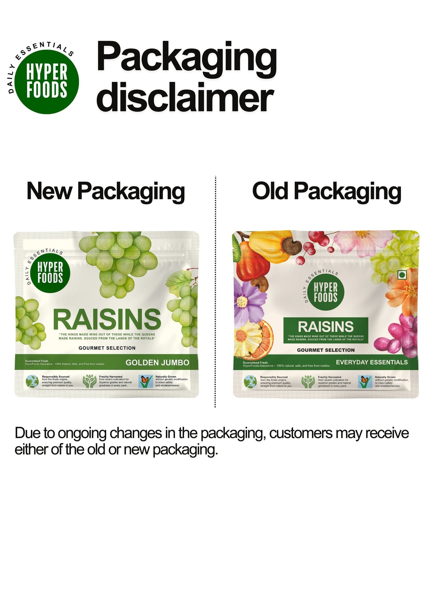 Golden Raisins Resealable Pouch 200gm