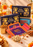 RawFruit Four Seasons Dry Fruits Gift Pack 400g with Diwali Greeting Card