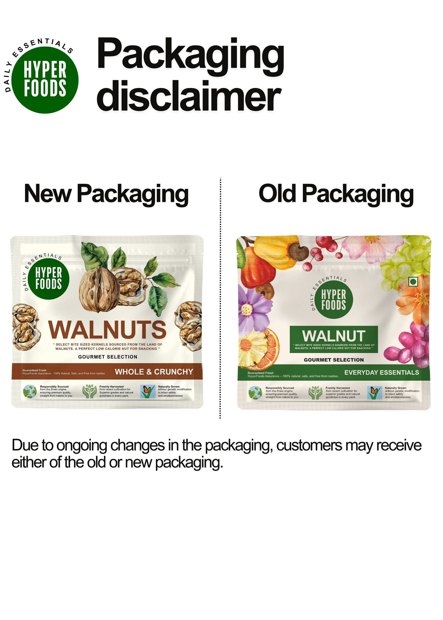 Walnuts Resealable Pouch 400gm (200gm x 2 Each)