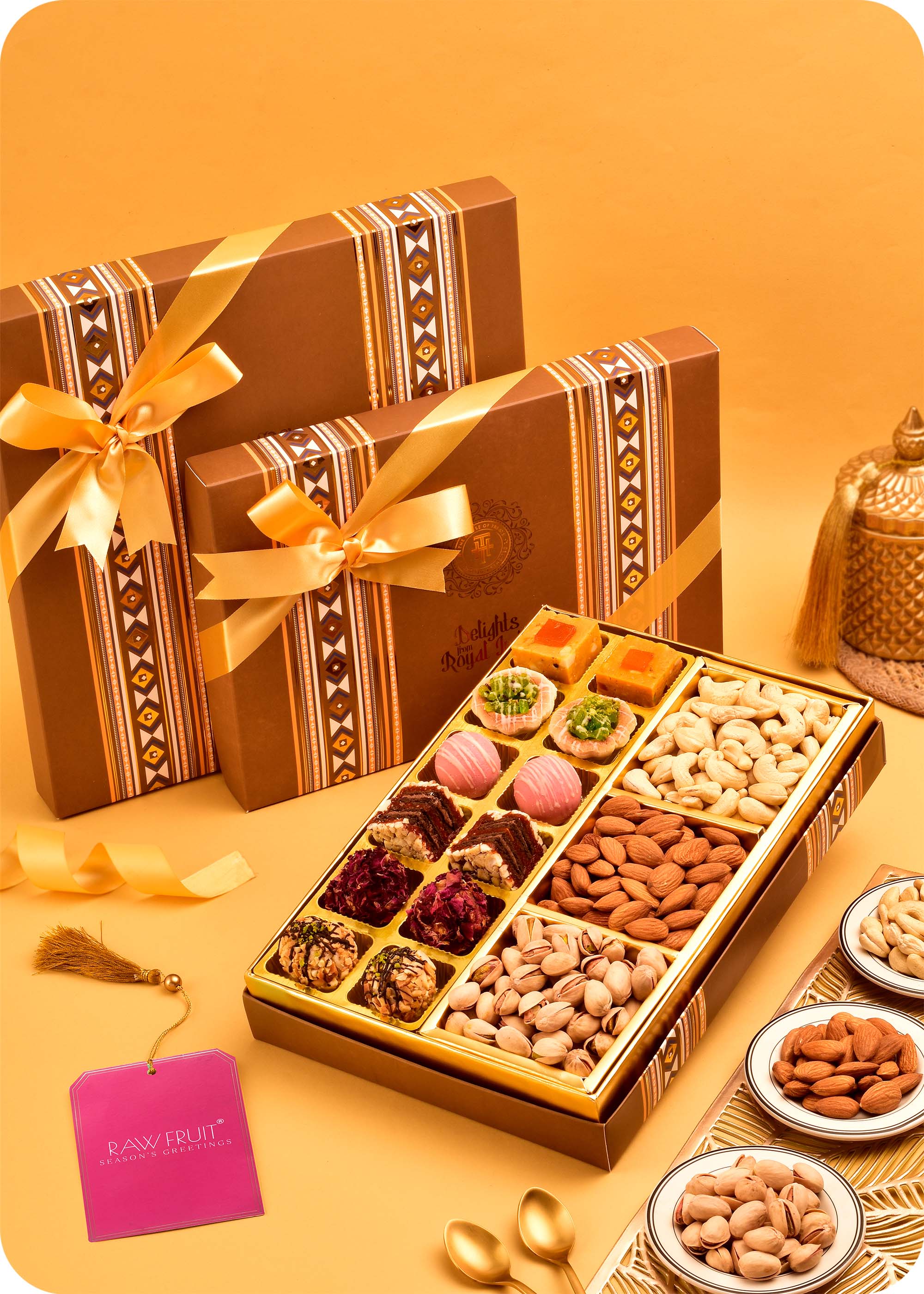 Assorted Sweets with Dry Fruits, Sweets Box