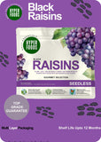 Black Raisins Resealable Pouch 400gm (200gm x 2 Each)