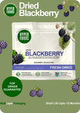 Dried BlackBerry Resealable Pouch 400gm (200gm x 2 Pack)