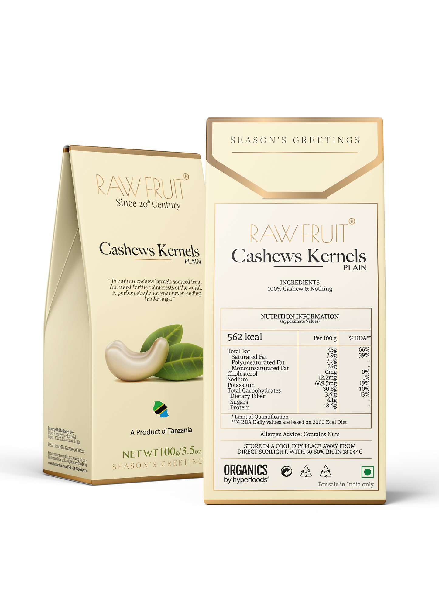 Dry Fruits Combo Pack Cashew, Almond, & Walnut