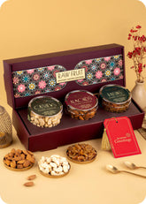 Celebration Gift Pack: Cashews, Almonds, Raisins