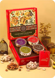 Courtyard Collection - 495 Grams Set of 4 Dry Fruits including cashews, almonds, raisins and pistachios.