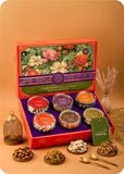 Courtyard Collection - 745 Grams Set of 6 Dry Fruits including cashews, almonds, raisins, pistachios, walnuts and dates.