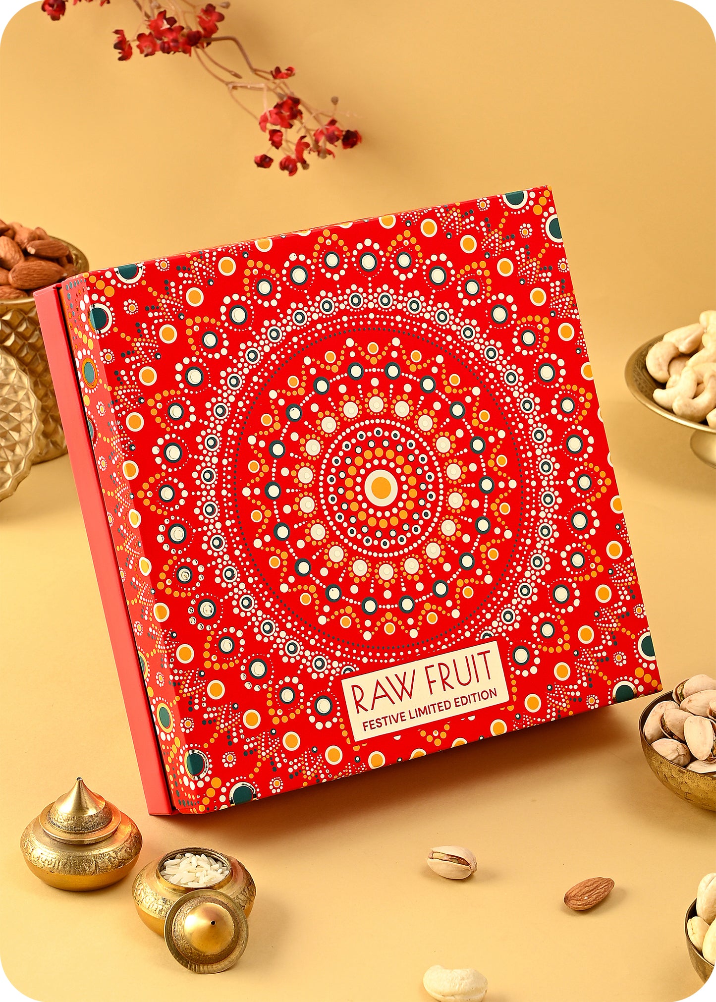 Dry Fruits Gift Pack: Cashew Almond Pistachio Dates