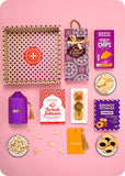 Dry Fruits, Cookies & Snacks with Tea Gift Hamper