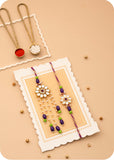 Sweet Celebrations: Kaju Katli with Bhaiya Bhabhi Rakhi Set