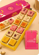Diwali Sweets Gift Pack : Pack of 12 Artisanal Fudge Sweets