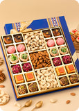 Diwali Sweets Gift Pack : Pack of 24 Assorted Sweets and Dry Fruits