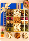 Diwali Sweets Gift Pack : Pack of 24 Artisanal Ladoo Sweets and Dry Fruits
