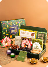 Festive Diwali Hamper: Premium Snacks & Decorative Lanterns