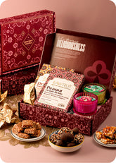 Festive Delight Diwali Gift Hamper with Brittle & Candles