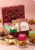 Festive Delight Diwali Gift Hamper with Brittle & Candles