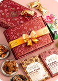 Festive Delight Diwali Gift Hamper with Brittle & Candles