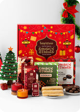 Festive Christmas Hamper : Gourmet Treats, Candles & DIY Christmas Tree