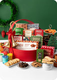 Christmas Gourmet Hamper: Nutty Brittles, Cookies, Candles