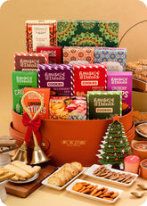 Festive Christmas Hamper: Gajak Assortment, Brittles & Candle Set
