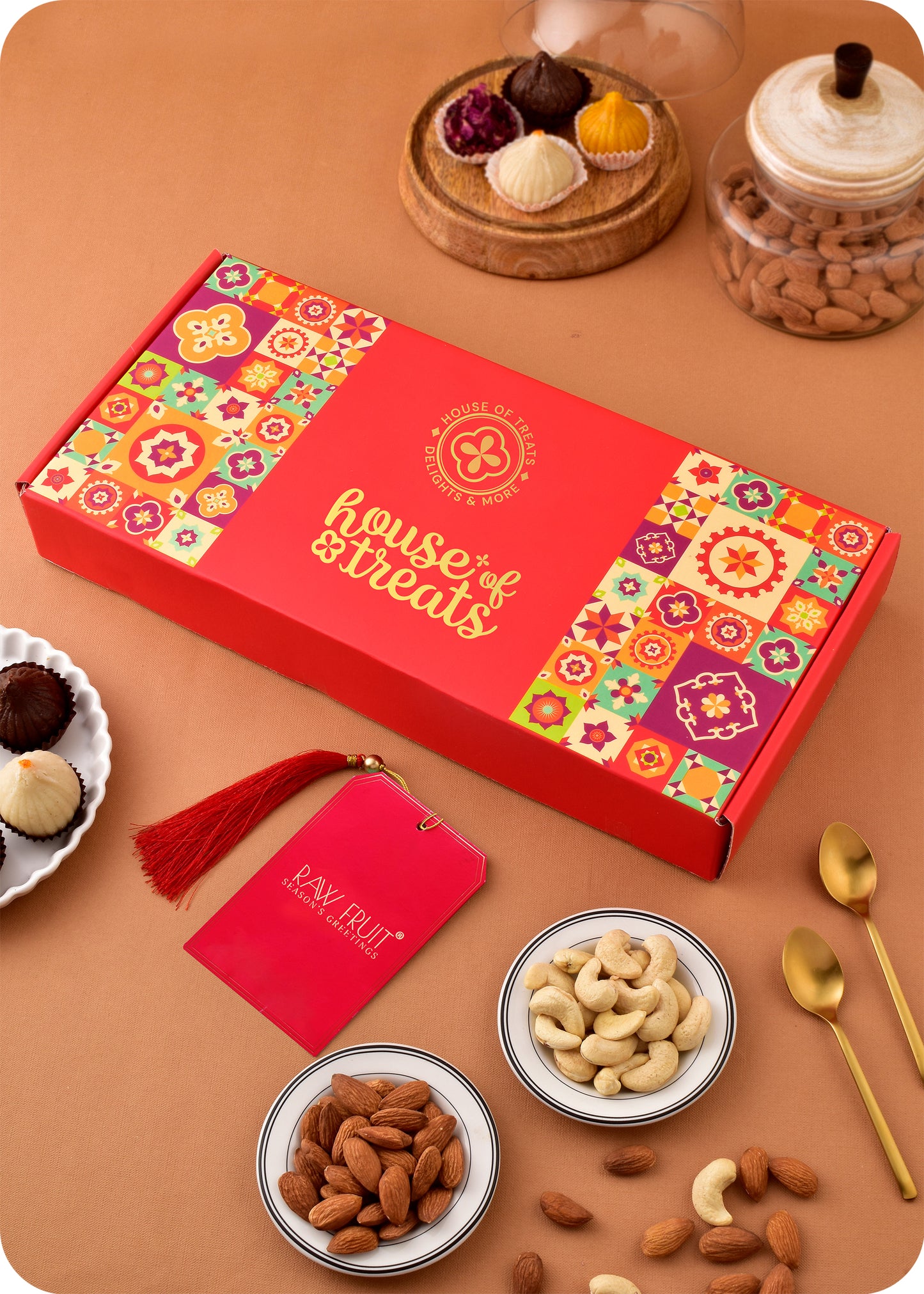 Roasted Dry Fruits Combo with Sweets Gift Pack