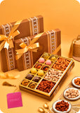 Marzipan with Roasted Dry Fruits, Sweets Gift Box