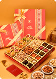 Tarts, Dry Fruits with Chocolate, Sweets Box