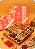 Fudge, Roasted Dry Fruits with Chocolate, Sweets Gift Pack