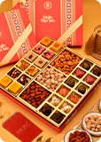 Fudge, Roasted Dry Fruits with Chocolate, Sweets Gift Pack