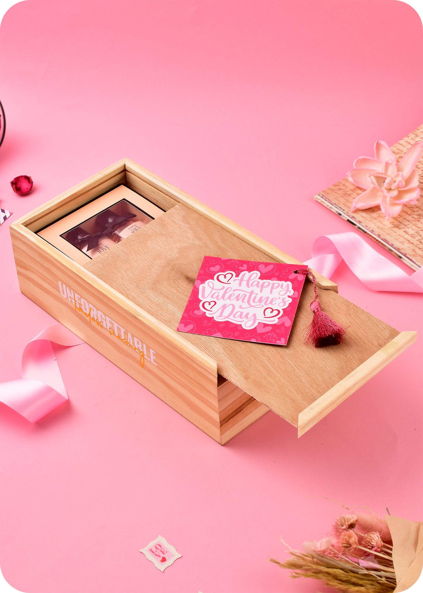 Wooden Bliss: Valentine's Day Gift