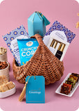 Gift Hamper: Bella Vita Perfume, Crunchy Snacks & Premium Dry Fruits