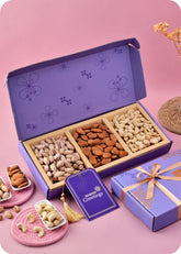 Dry Fruit Box: Cahews, Almonds, Pistachios