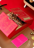 Seasons Greeting Gift Box with Dry Fruits (Premium) - Stand Box