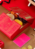 Seasons Greeting Gift Box with Dried Tropical Fruits (Premium) - Stand Box