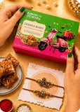 Sweet Treat: Dodha Barfi With Set of 2 Rakhi