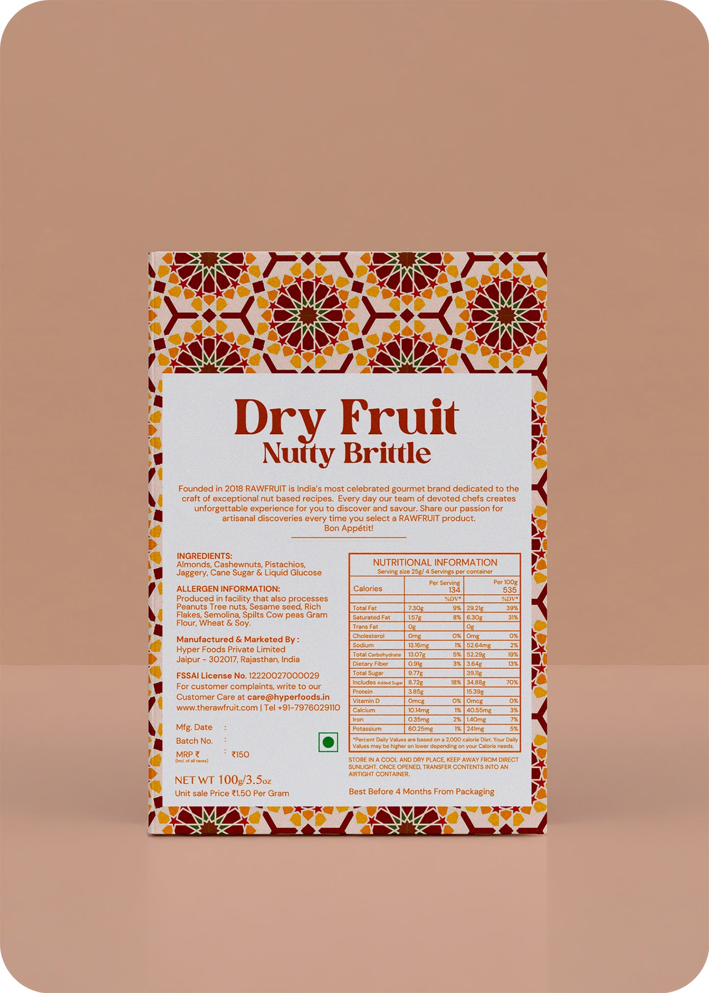 HyperFoods® Dry Fruit Nutty Brittle