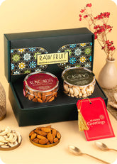 Dry Fruits Gift Pack Including cashews and almonds