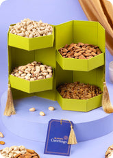 Festive Feast Cashews, Almonds, Raisins, Pistachios Dry Fruits Box